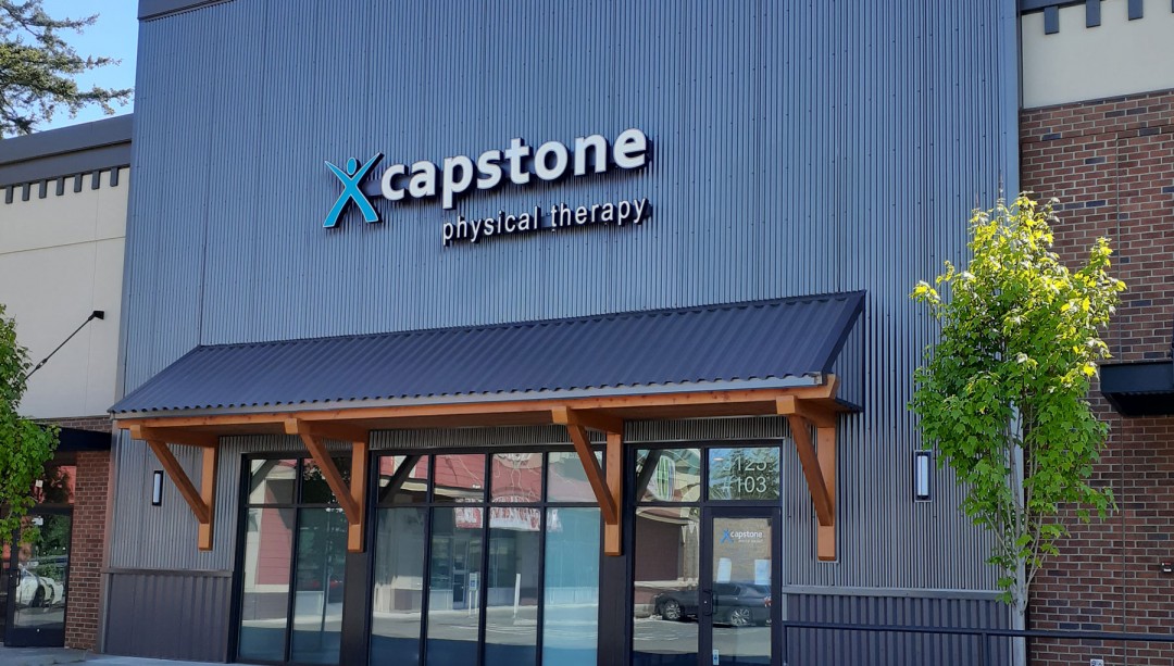 front of a capstone clinic